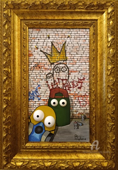 Peinture intitulée "Les trucs grapheurs" par Remy Tuybens, Œuvre d'art originale, Acrylique