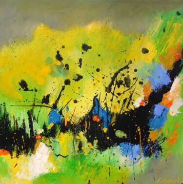 Painting titled "Summerfeast" by Pol Ledent, Original Artwork, Oil Mounted on Wood Stretcher frame