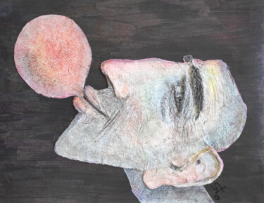 绘画 标题为“Inflating the ballo…” 由Vadim Studenov, 原创艺术品, 丙烯