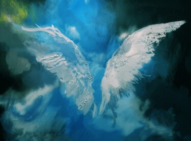 Fotografia intitolato "Angel" da Ravid Wolff, Opera d'arte originale, Acrilico