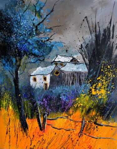 绘画 标题为“autumn light” 由Pol Ledent, 原创艺术品, 油 安装在木质担架架上