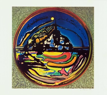 印花与版画 标题为“Le Mont Lunaire 1 T” 由Sylvain Thieurmel, 原创艺术品, 墨