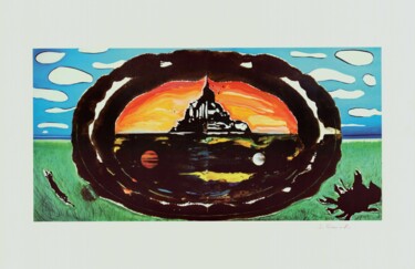 Printmaking titled "Le Crabe 1" by Sylvain Thieurmel, Original Artwork, Ink