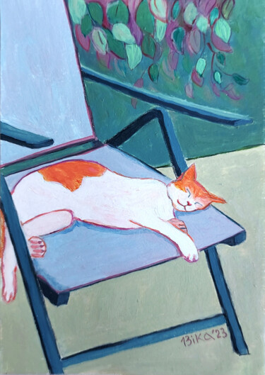 图画 标题为“Rest” 由Viktoriia Slavinska, 原创艺术品, 丙烯