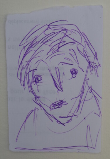 Drawing titled "122" by Jean-Philippe Vergnaud, Original Artwork, Ballpoint pen