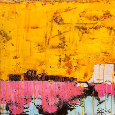 Peinture intitulée "À l'ombre du dernie…" par Claude Lépine, Œuvre d'art originale, Acrylique