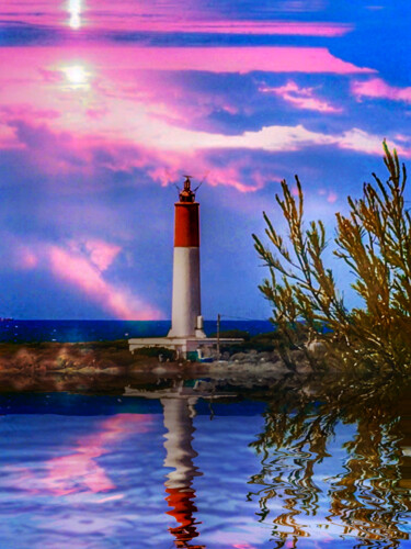 Photographie intitulée "Phare du Cap Couron…" par Patrick Maze, Œuvre d'art originale, Photographie numérique