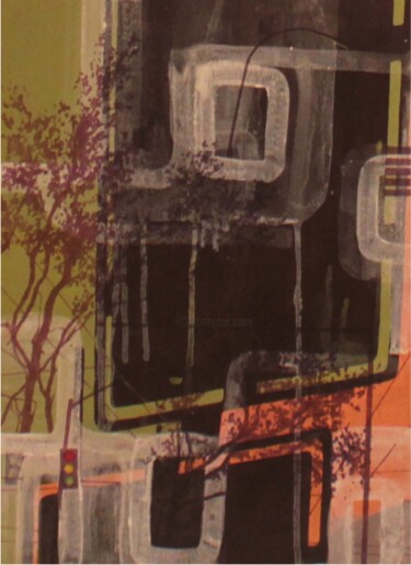 제목이 "Schilder- Ampel"인 미술작품 Oleg Breininger로, 원작, 기름