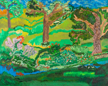 「Eden」というタイトルの絵画 Roman Milyutinによって, オリジナルのアートワーク, オイル