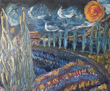 Peinture intitulée "amour provinciale" par Sven W. Dahlke, Œuvre d'art originale, Acrylique
