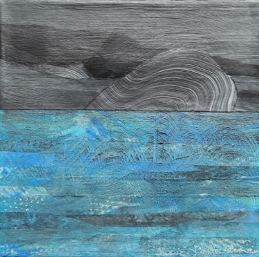 Peinture intitulée "Marée 20" par Marie-Joëlle Cherqui, Œuvre d'art originale, Acrylique Monté sur Châssis en bois