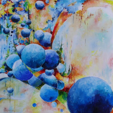 Peinture intitulée "Echappement" par Jean Jourdan, Œuvre d'art originale, Huile Monté sur Carton