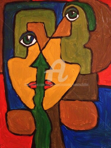 Abstract schilderij van Edwin Boeckxstaens 绘画 标题为“Abstract schilderij…” 由Edwin Boeckxstaens, 原创艺术品, 丙烯