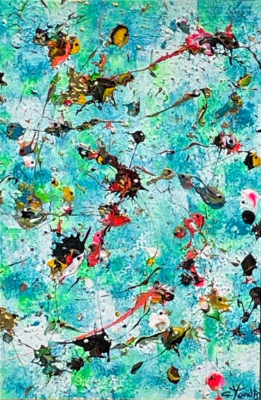 Peinture intitulée "Apparition" par Gilbert Morales, Œuvre d'art originale, Acrylique