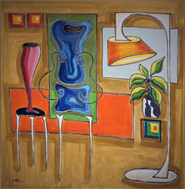 Painting titled "Relax" by Omar Yousef Alrashed, Original Artwork, Acrylic