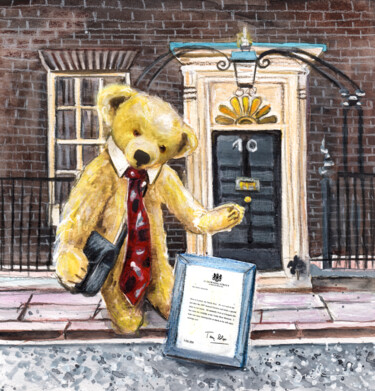 "Lynton At Downing S…" başlıklı Tablo Miki De Goodaboom tarafından, Orijinal sanat, Suluboya