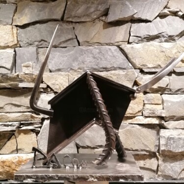 Sculpture intitulée "Eltoro" par Pacom, Œuvre d'art originale, Métaux