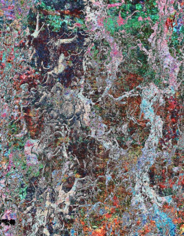 数字艺术 标题为“Into the Woods #2” 由Grymc, 原创艺术品, 数字油画