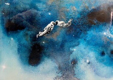 제목이 "our space"인 미술작품 Kseniia Eliseeva로, 원작, 아크릴 알루미늄에 장착됨
