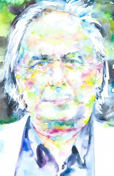 绘画 标题为“J. G. BALLARD” 由Lautir, 原创艺术品, 水彩
