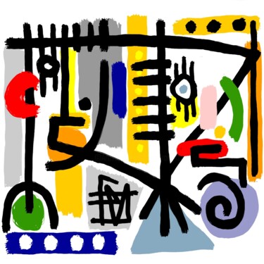 数字艺术 标题为“Abs couple 3” 由Franck Vidal, 原创艺术品, 数字油画