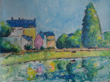 CHATELAUDREN ter Peinture intitulée "CHATELAUDREN ter" par Enrico El Nomado Dit El Gréco, Œuvre d'art originale, Acrylique