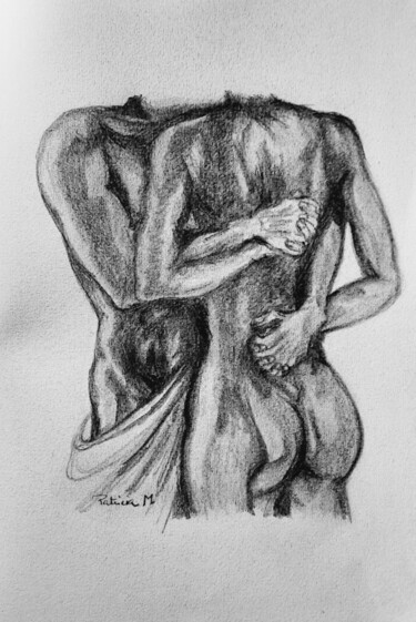 Disegno intitolato "Désirs évadés" da Patricia M. Le Démon Du Crayon, Opera d'arte originale, Matita