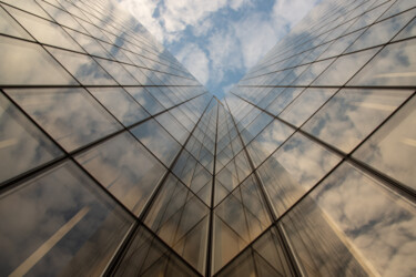 Photography titled "fuyante faire l'inf…" by Baptiste Gamby, Original Artwork, Digital Photography Mounted on Aluminium