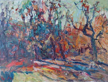 绘画 标题为“AUTUMN_” 由Oleksandr Khrapachov, 原创艺术品, 油