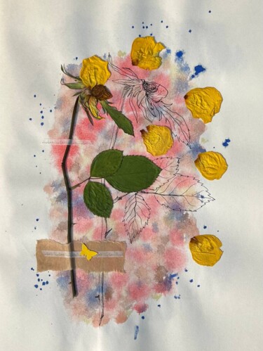 "beauty is fleeting" Collages titled ""beauty is fleeting"" by Oksana Oleksiiva, Original Artwork, Collages