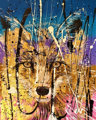 绘画 标题为“Vulpes Vulpes” 由Roswitha Tretter-Geiger (Rosie Tretter), 原创艺术品, 丙烯