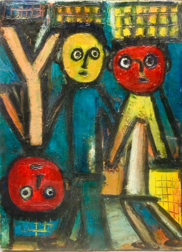 "Tableau oeuvre uniq…" başlıklı Tablo Marc Zarka tarafından, Orijinal sanat, Petrol