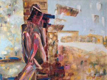 Pintura titulada "El placer de la lec…" por Tere Obregon, Obra de arte original, Oleo