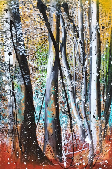 "Basoa" başlıklı Tablo Roswitha Tretter-Geiger (Rosie Tretter) tarafından, Orijinal sanat, Akrilik