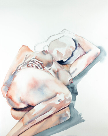 Jess No. 14 Ζωγραφική με τίτλο "Jess No. 14" από Elizabeth Becker, Αυθεντικά έργα τέχνης, Ακουαρέλα