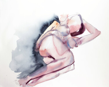 Jess No. 17 Ζωγραφική με τίτλο "Jess No. 17" από Elizabeth Becker, Αυθεντικά έργα τέχνης, Ακουαρέλα