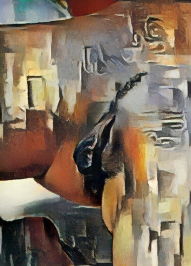 数字艺术 标题为“Abstract Erotic Nude” 由Isra, 原创艺术品, 操纵摄影