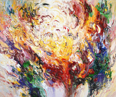 绘画 标题为“Energy 1 / Oil” 由Peter Nottrott, 原创艺术品, 油