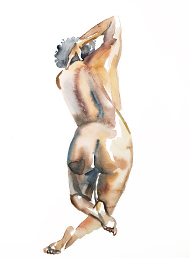 제목이 "Mend No. 7"인 미술작품 Elizabeth Becker로, 원작, 수채화
