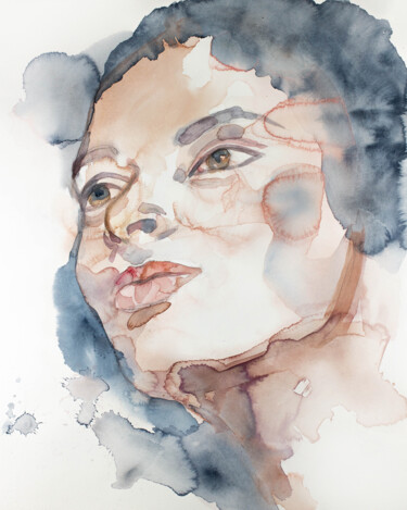 Mend No. 12 Painting titled "Mend No. 12" by Elizabeth Becker, Original Artwork, Watercolor