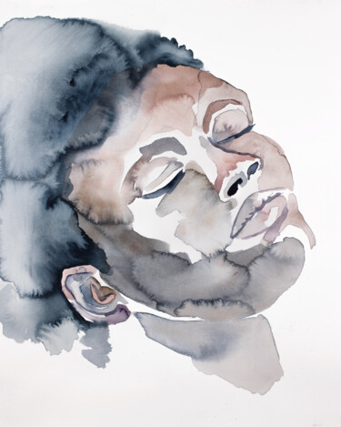 Mend No. 14 绘画 标题为“Mend No. 14” 由Elizabeth Becker, 原创艺术品, 水彩