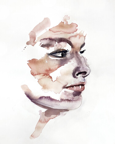 Never No. 3 绘画 标题为“Never No. 3” 由Elizabeth Becker, 原创艺术品, 水彩