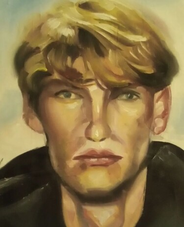 绘画 标题为“Portrait12” 由Αθανασιος Ξαγαρας, 原创艺术品, 油