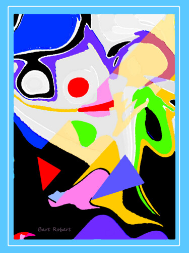 Digital Arts titled "Jolly design" by Roberto Bartoccini, Original Artwork, Digital Painting