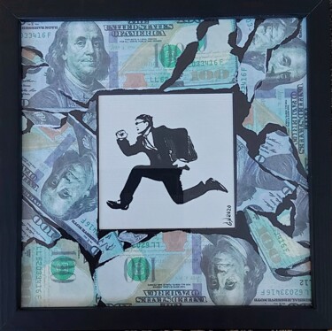 "Busy men3" başlıklı Kolaj Galina N tarafından, Orijinal sanat, Akrilik