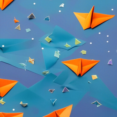 数字艺术 标题为“Origamixx1” 由Isra, 原创艺术品, AI生成的图像