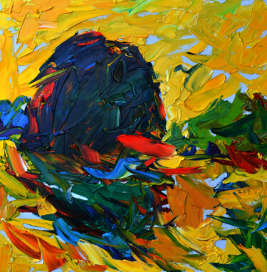 That's enough Pittura intitolato "That's enough" da Nikol Aghababyan, Opera d'arte originale, Olio