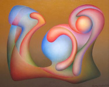 Peinture intitulée "A dreamy moment 5" par Orest Dubay, Œuvre d'art originale, Huile