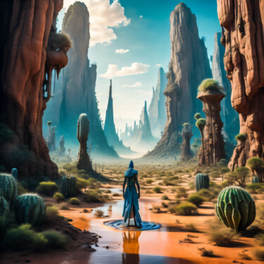 数字艺术 标题为“The towerings of Mo…” 由Simon Dara, 原创艺术品, AI生成的图像