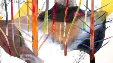 Out of the blue 021 Painting titled "Out of the blue 021" by Poonam Choudhary, Original Artwork, Acrylic